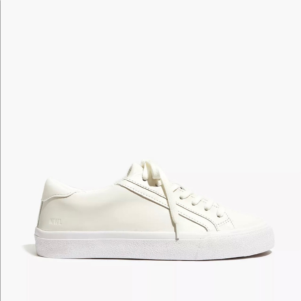 New Madewell white low top sneakers